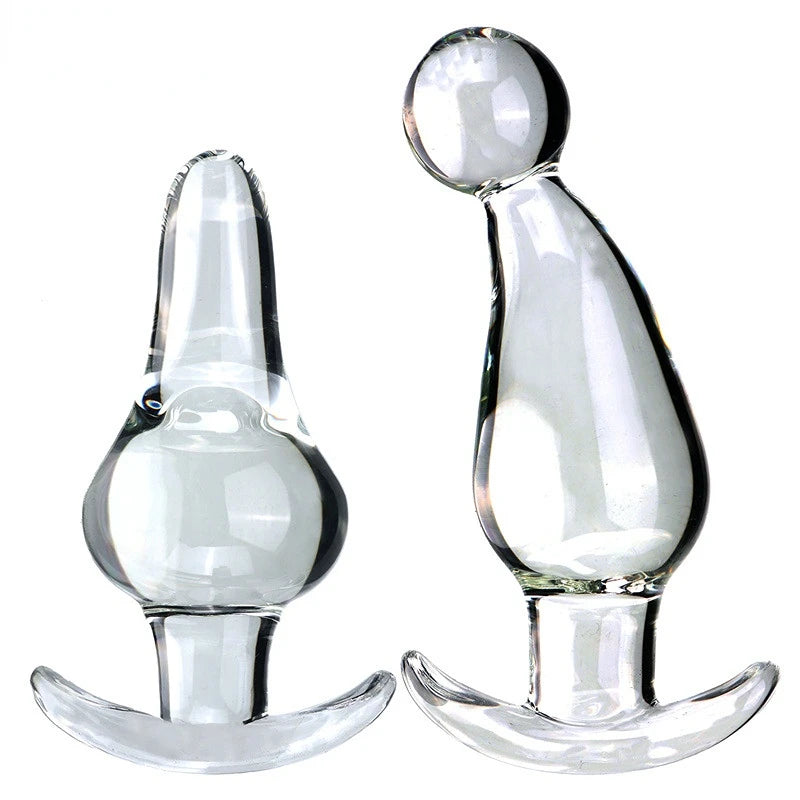 Glass Dildos Anal Plug For Women Men Butt Plugs Penis Anus Dildos Adult Masturbation Adult Gay Sex Toys for Couples Sex Shop