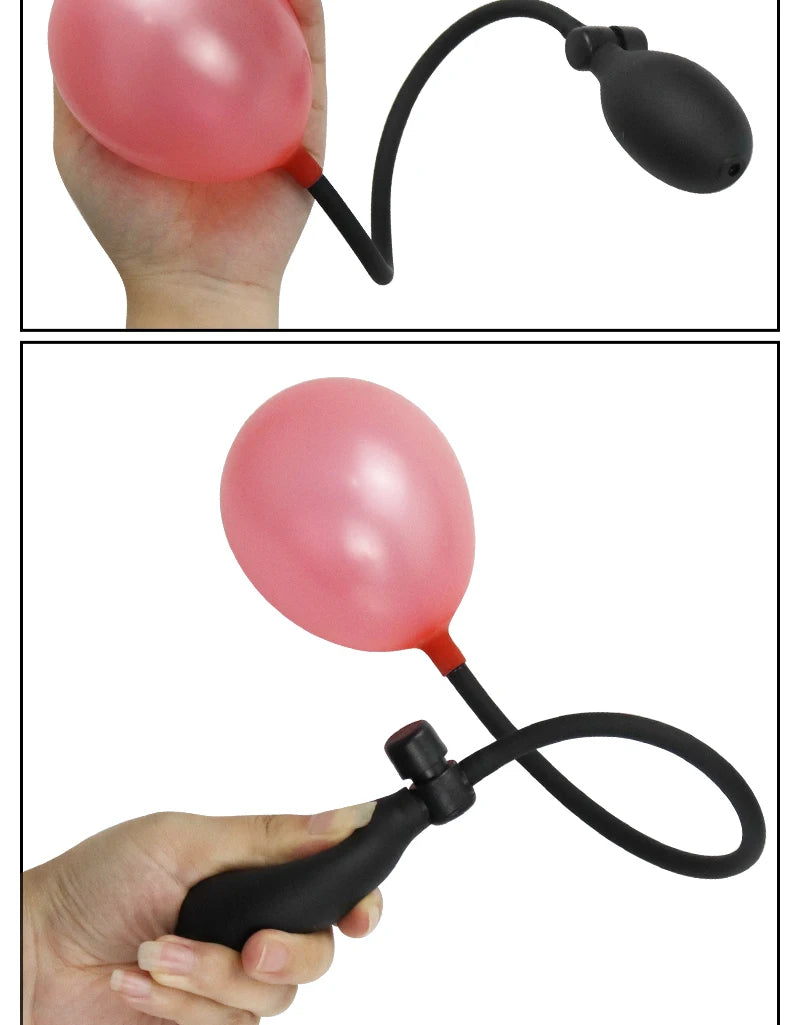 Inflatable Dildo Vagina Anus Dilator Expandable Butt Plugs Bdsm Adult Game Sex Toy for Women Men Gay Anal Plug Prostate Massager