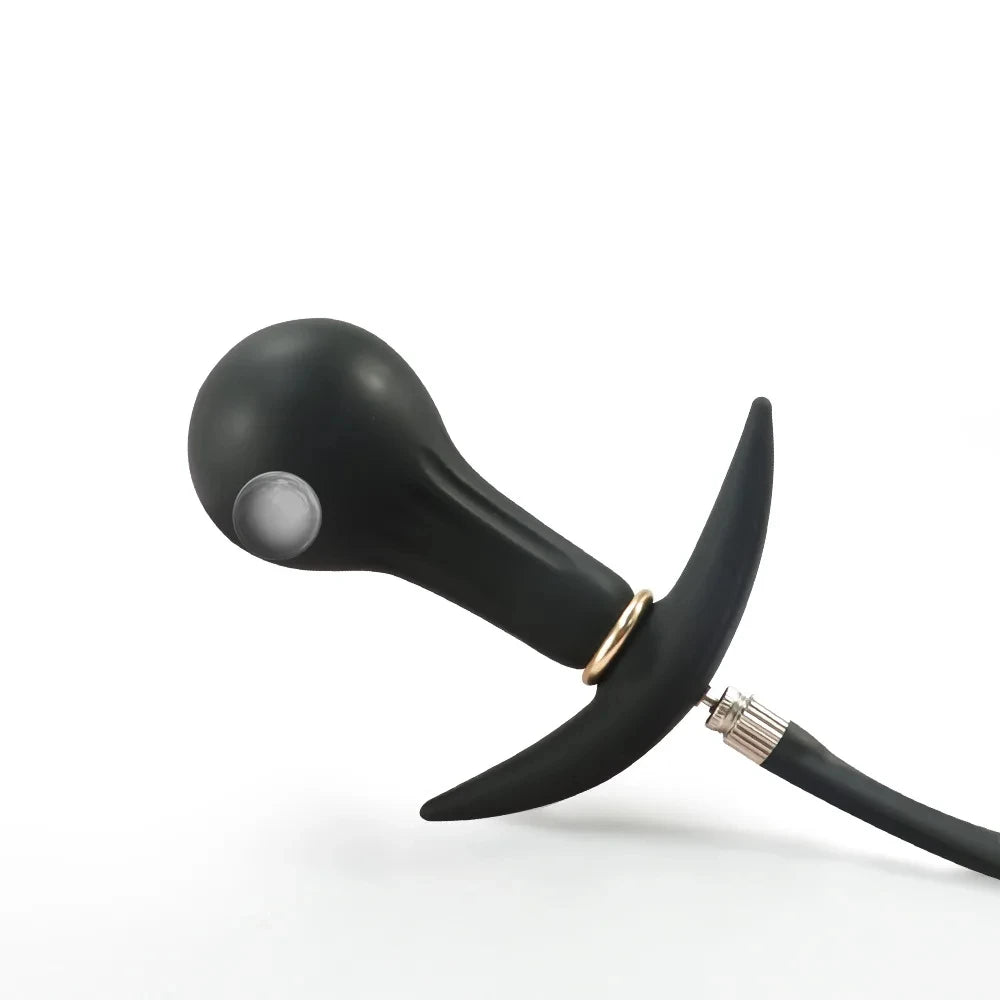 Inflatable Anal Plug Built-in Steel Ball Dildo Huge Buttplug Prostate Massage Sex Toy For Women Men Anus Expander Pump
