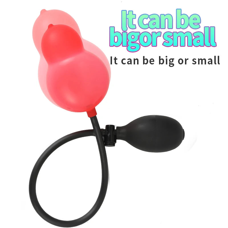 Inflatable Dildo Vagina Anus Dilator Expandable Butt Plugs Bdsm Adult Game Sex Toy for Women Men Gay Anal Plug Prostate Massager