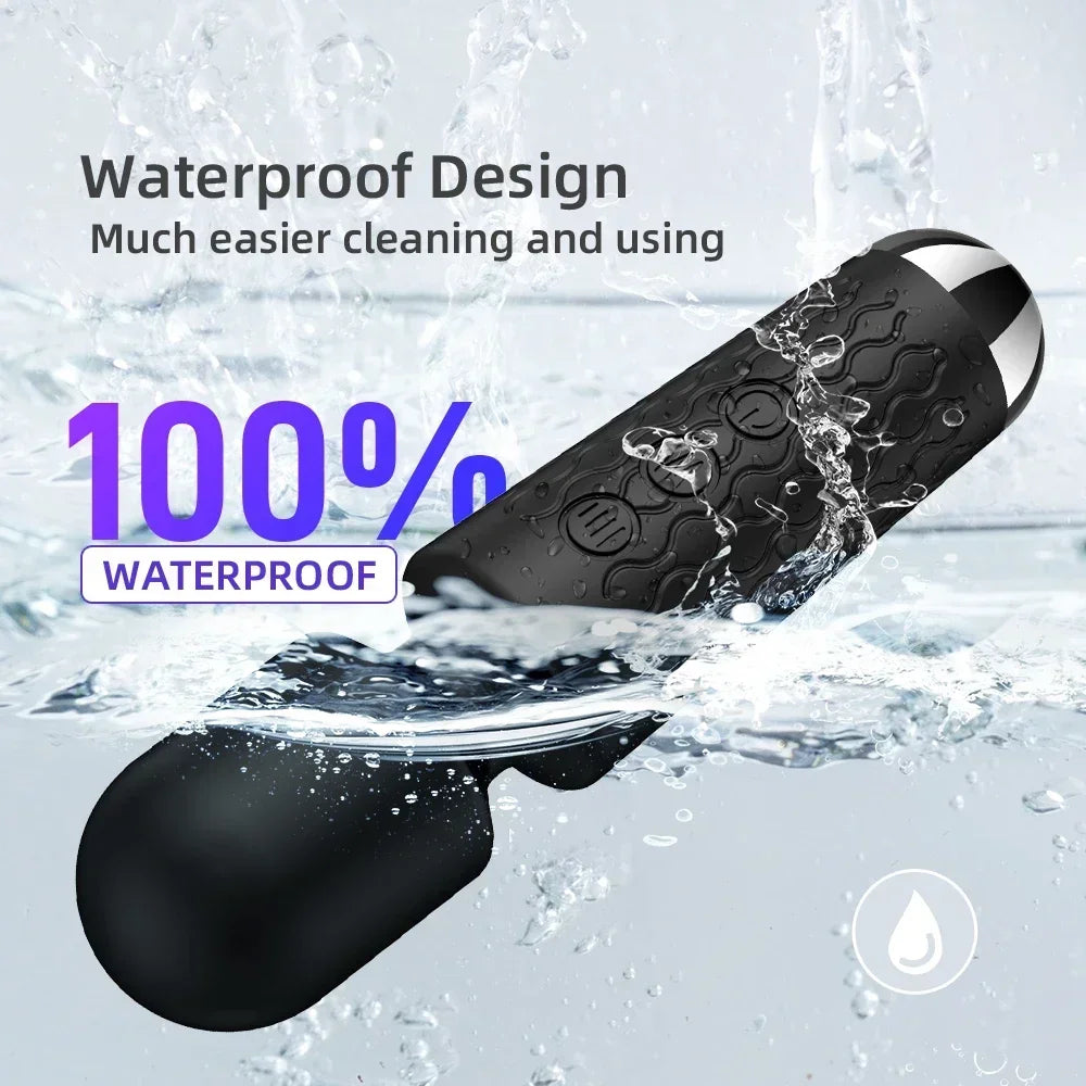 Powerful Clitoris & G-Spot Vibrator - USB Rechargeable AV Massager, Sexual Wellness Erotic Sex Toy for Women, Adult Product