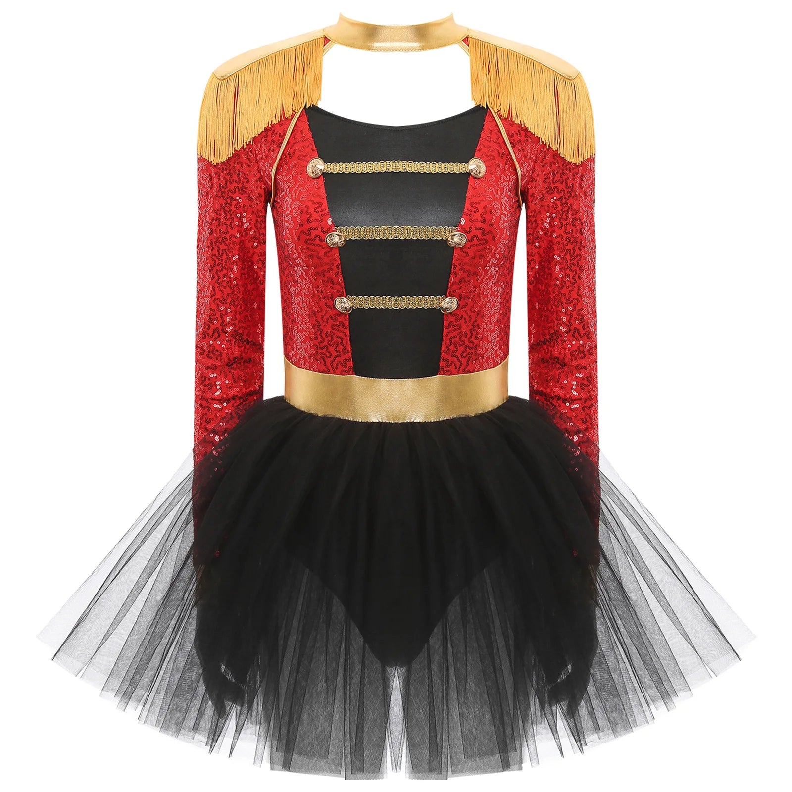 Womens Circus Ringmaster Halloween Cosplay Costume Glitter Lion Tamer Director Uniform Circus Majorette Carnival Clown Clothings