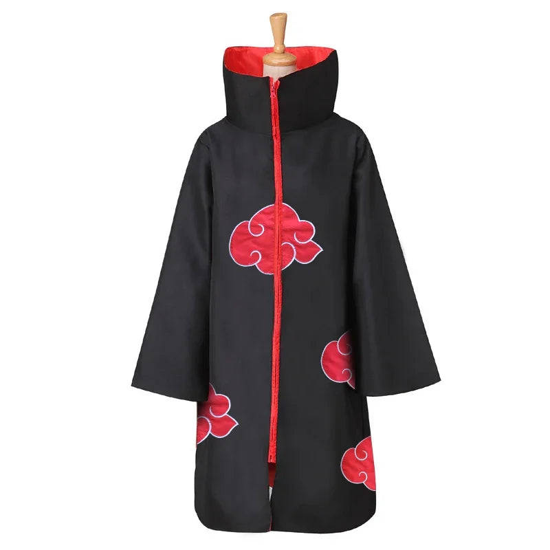Akatsuki Tobi Obito Cosplay Costume Akatsuki Long Sleeve Cloak Halloween Carnival Funny Adult Cosplay Costume