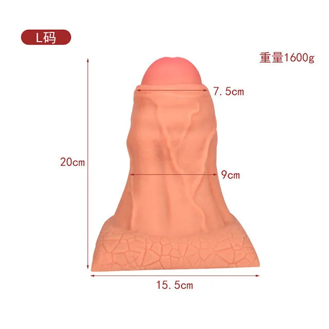 Huge Anal Plug Soft Silicone Anus Expansion Dildo Butt Plug Vagina Stimulation Prostate Massage Anal Sex Toys For Men Women Gay