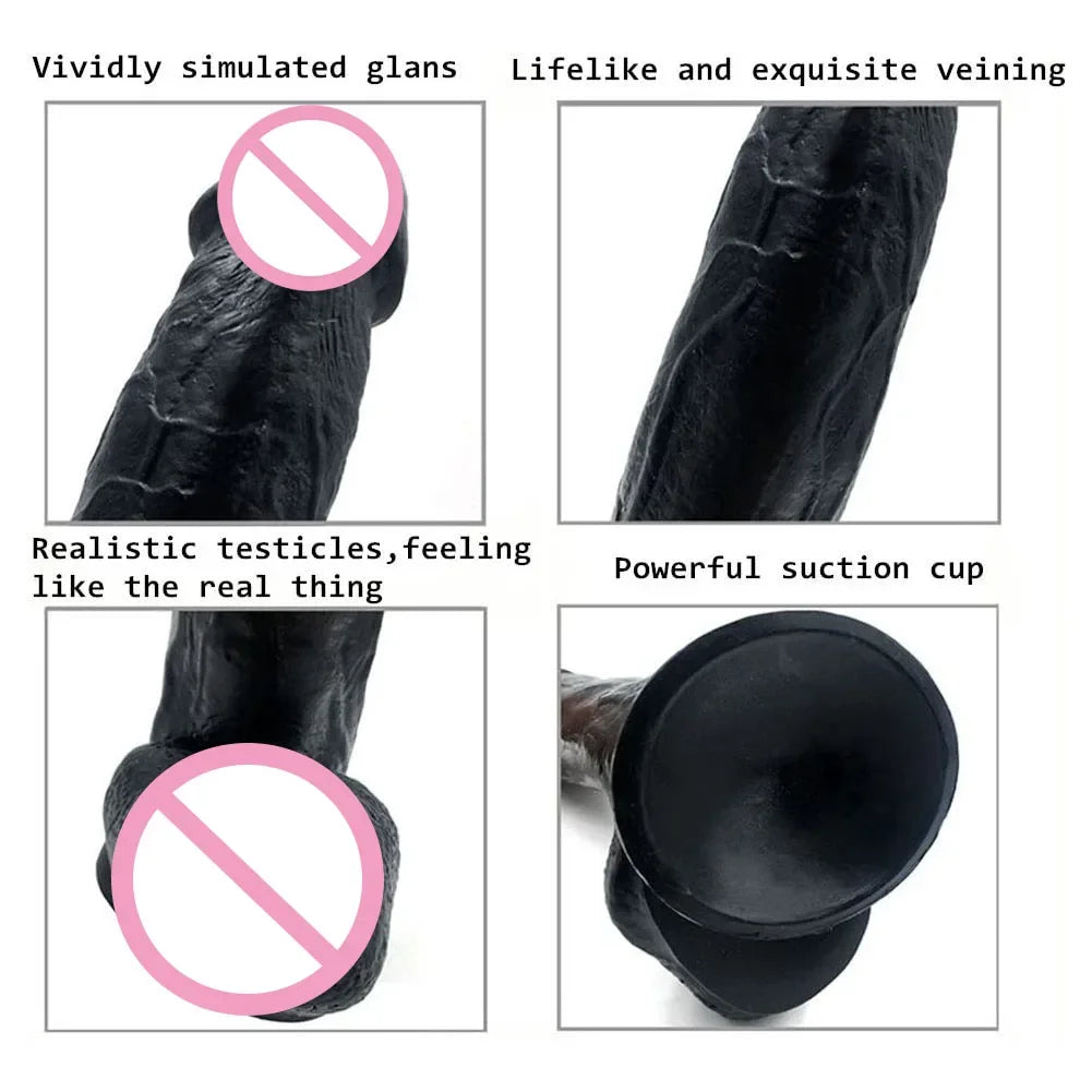 11.8 inch Dildo Phallus Huge Large Realistic Dildos Silicone Penis With Suction Cup G Spot Stimulate Toys For Woman Dropshipping