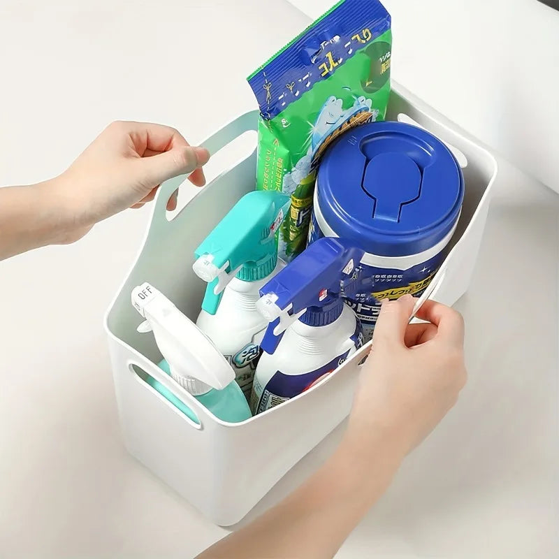 1pc Contemporary Rectangular Soft Storage Bins - Multipurpose Kitchen Sink Organization