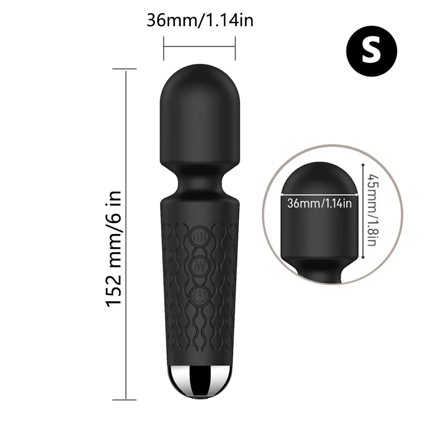 Powerful Dildos Vibrator Dual Motor Silicone Large Size Wand G-Spot Massager Sex Toy For Couple Clitoris Stimulator for Adults