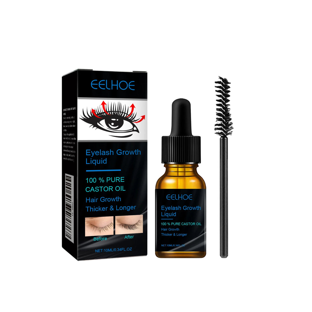 Eyebrows Natural Thick Slender Curl Curl Moist Natural Castor Oil Growth Liquid Serum Extension Eyelash Female Makeup Product
