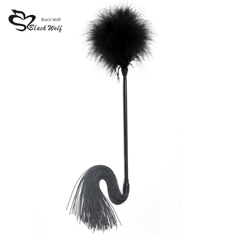 Rattan Small Whip Couple Toy SP Props Horsewhip Flogging Boyfriend Female M Tassel Leather Loose Whip Beating Pp