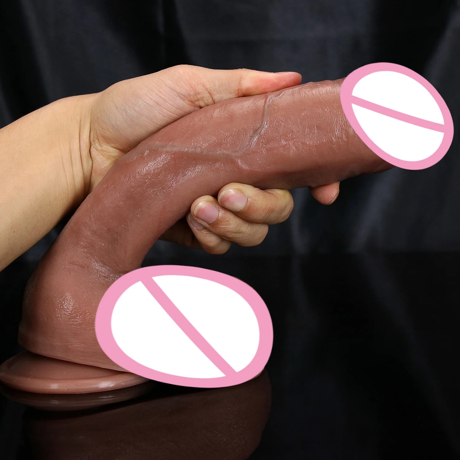 Soft Realistic Skin Feel Penis Big Dildo Double Silicone Suction Cup Thick Dick Anal Men's Women's Gay Sex Toys