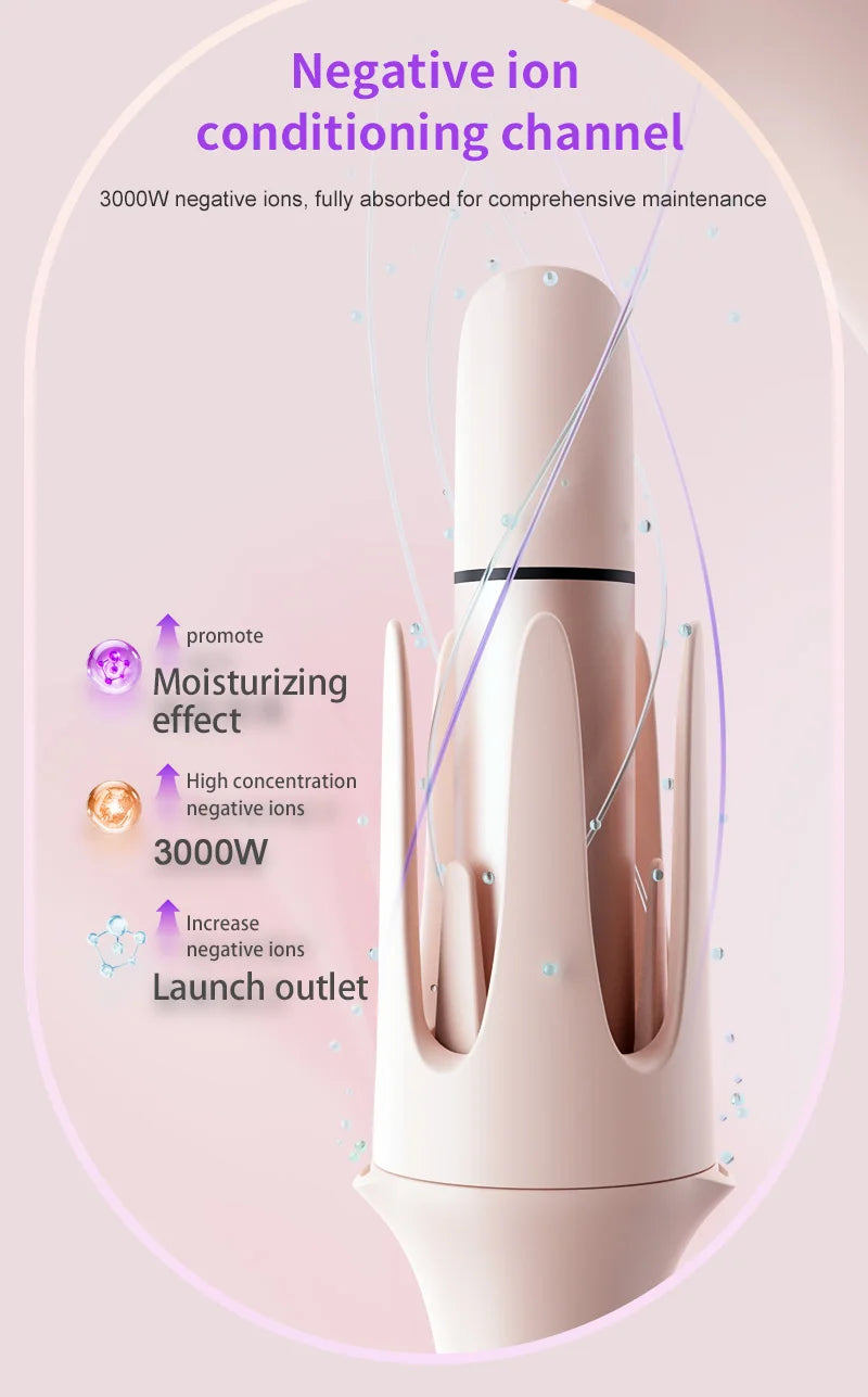 Automatic curling iron, 26-40mm curling styling set, suitable for all hair types, negative ion hair care curling tool,72h Hold