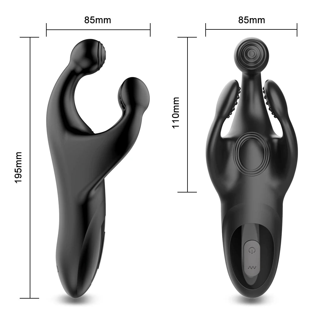 Vibrating Male Masturbator Glans Vibrator Electric Penis Massager Delay Trainer Exerciser Vibrations Stimulator Adult Sex Toy