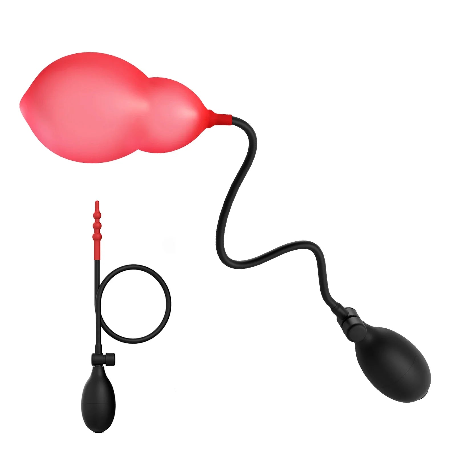 Inflatable anal plug: adult female vaginal and anal dilators, prostate massagers, giant beads, inflation tools, new anal toys