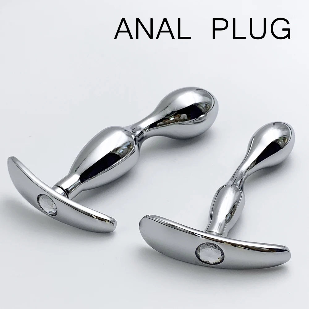 Metal Anchor Base Anal Plug Anchor Base Outdoor Butt Plug Dildos Vaginal Plug Anal Expansion Couple Masturbating Adult Sex Toys