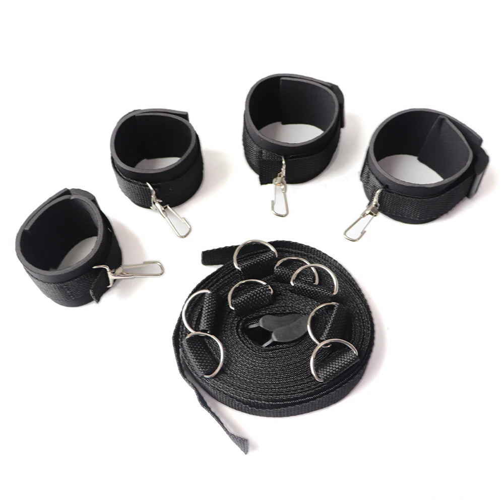Adult Games Erotic Sex Toys For Woman Men Couples Slave Handcuffs Nylon BDSM Equipment Bondage Restraints Fetish Sex Products