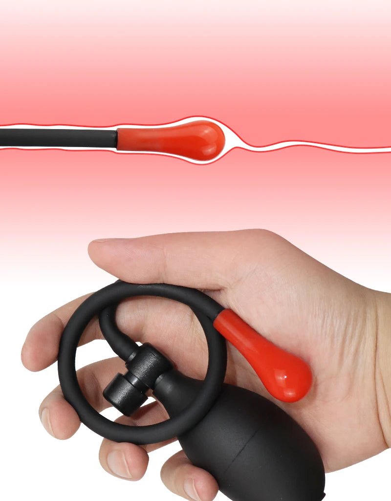 Inflatable Dildo Vagina Anus Dilator Expandable Butt Plugs Bdsm Adult Game Sex Toy for Women Men Gay Anal Plug Prostate Massager