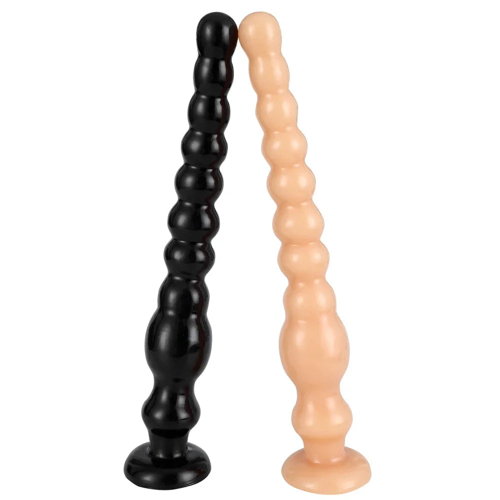 Long Anal Beads Plug With Suction Cup Anus Backyard Anal Balls Prostata Massage Butt Plug Erotics Adults Sex Toys For Women Men