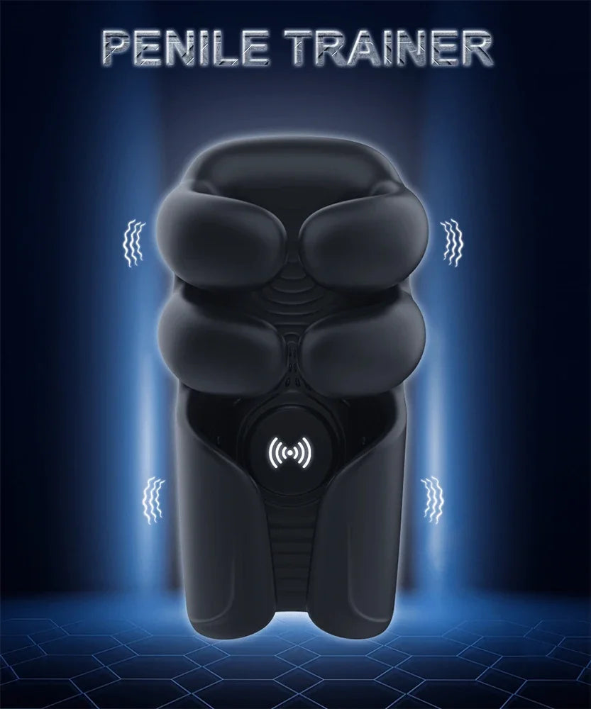 Vibrator For Men Tapping Flapping Glans Massager Sex Machine Penis Delay Trainer Automatic Male Masturbator Sex Toys for Adult