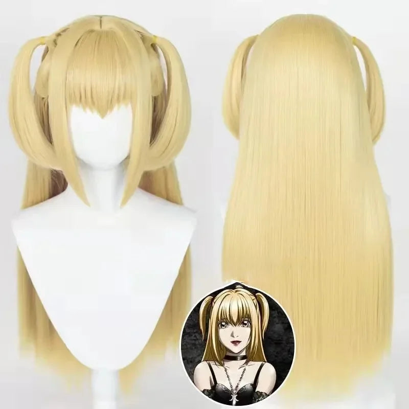 Misa Amane Cosplay Costume Death Note Cos Imitation Leather Sexy Dress Wig Stockings Necklace Uniform Outfit For Women Halloween