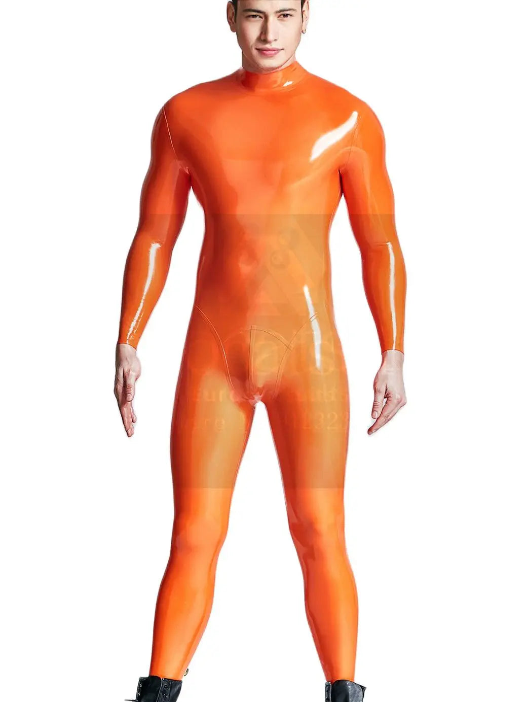 latex suit men rubber fetish Sultry and Sleek: Men's Fetish Rubber Pants Latex Briefs with 3D Crotch and Transparent Design
