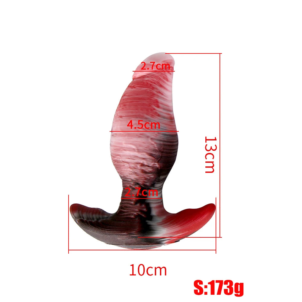 New Color Wearable Anal Plugs Prostate Massage Huge Butt Plug Anal Training G-Spot Stimulation Anal Dildo For Men/Women Buttplug