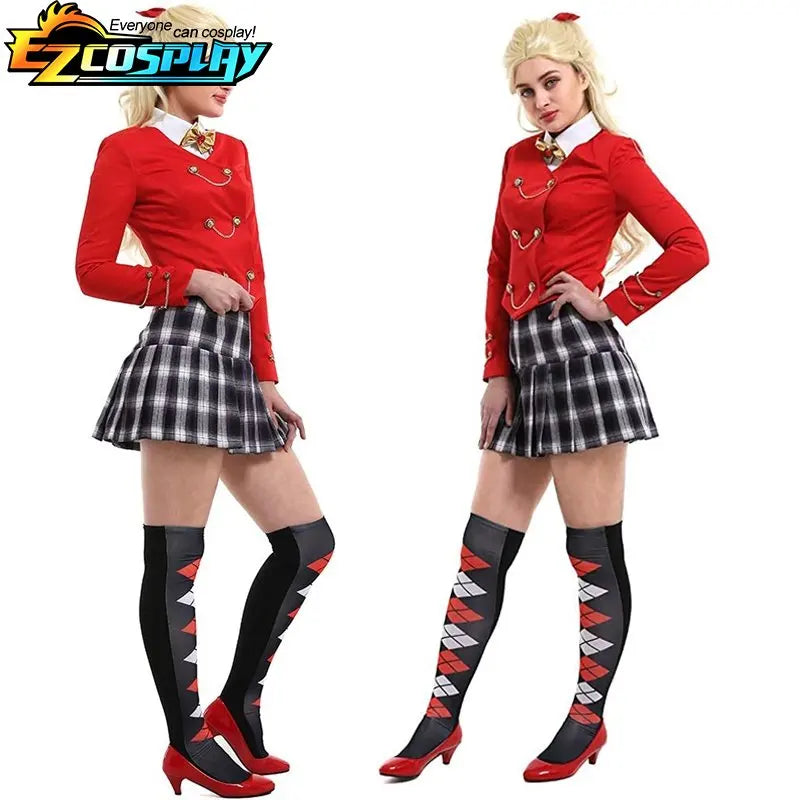 Women's Veronica Sawyer Cosplay Costume Outfits Halloween Heathers the Musical Costume Skirt Suit