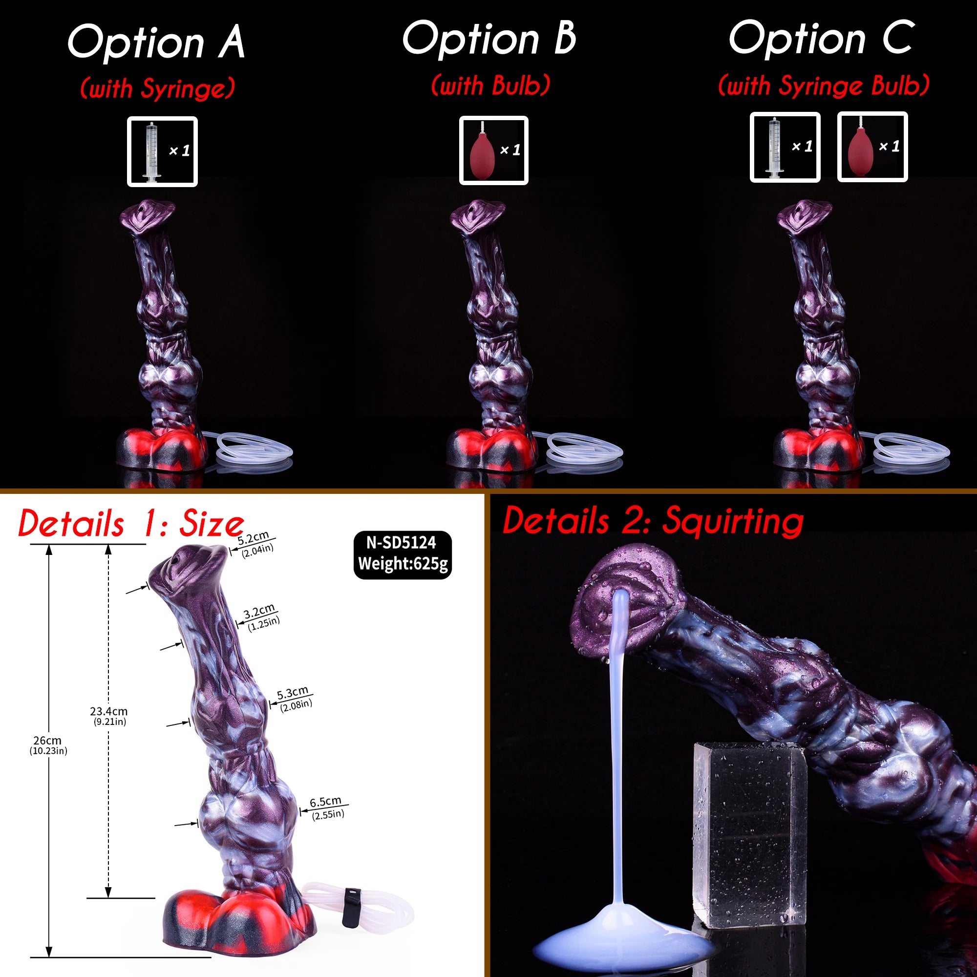 SHAZ Giant Dildo Long Anal Plug Butt Plug Double-Layer Silicone Horse Cock With Strong Suction Cup Sex Toys for adults Women 18+