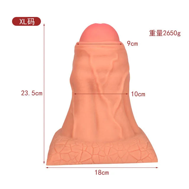 Huge Anal Plug Soft Silicone Anus Expansion Dildo Butt Plug Vagina Stimulation Prostate Massage Anal Sex Toys For Men Women Gay