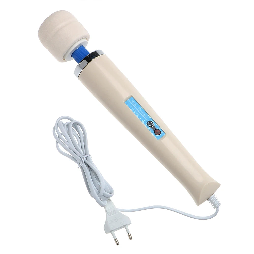 IKOKY Magic Wand Massager 30 Speed Big Size AV Rod Vibrator Sex Toys for Women Powerful Erotic Toys Clitoris Stimulator