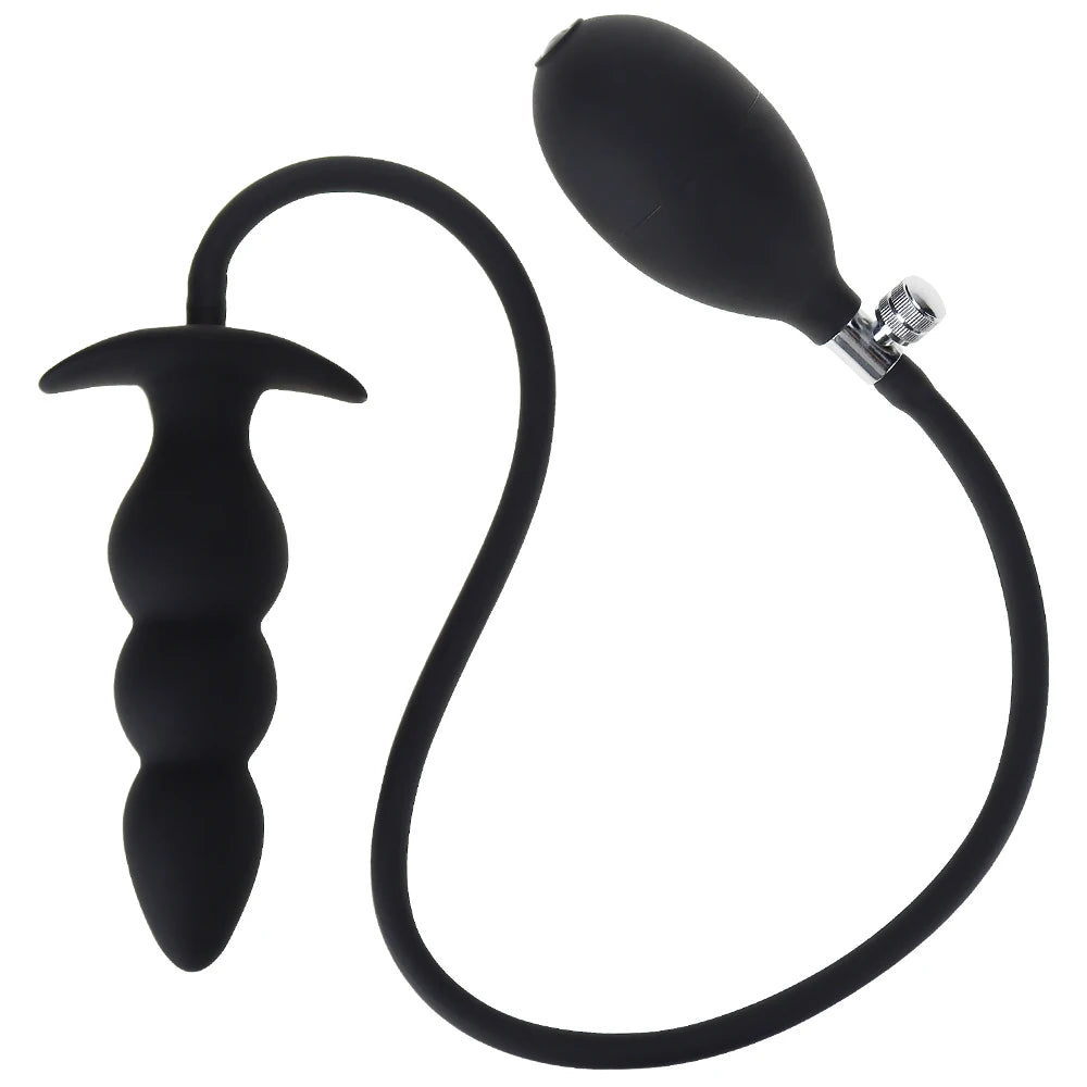 Silicone Inflatable Extra Large Anal Plug Expandable Anal Plug Sex Toy Unisex Huge Dildo Pump Anal Dilator Adult Products