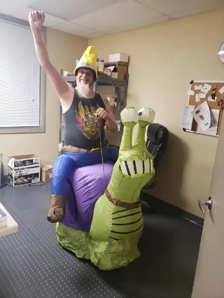 Inflatable Snail Costume Adult Blow up Animals Cosplay Suit Halloween Costume