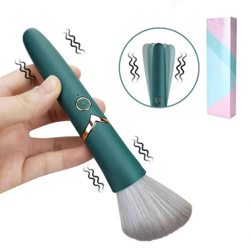 Makeup Brush Vibrators Powerful Dildo G-Spot Vibrator Clitoral Massager Stimulator Sex Toy For Women Couples Masturbator