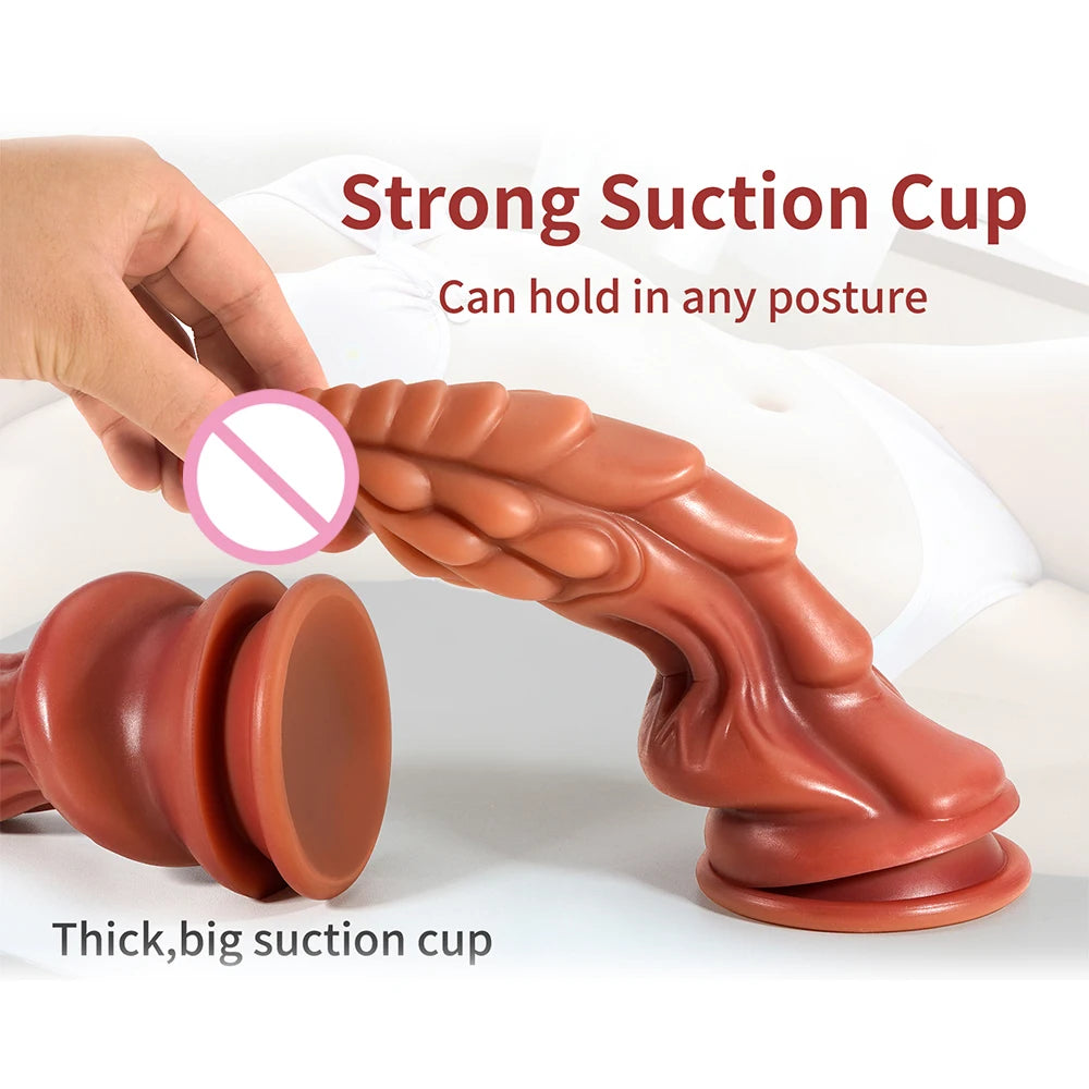 Dragon Dildo Huge Penis G-spot Anal Butt Plug Gode Dildo Prostate Massager with Suction Cup Sex Toys for Women Gay Couple Men 18