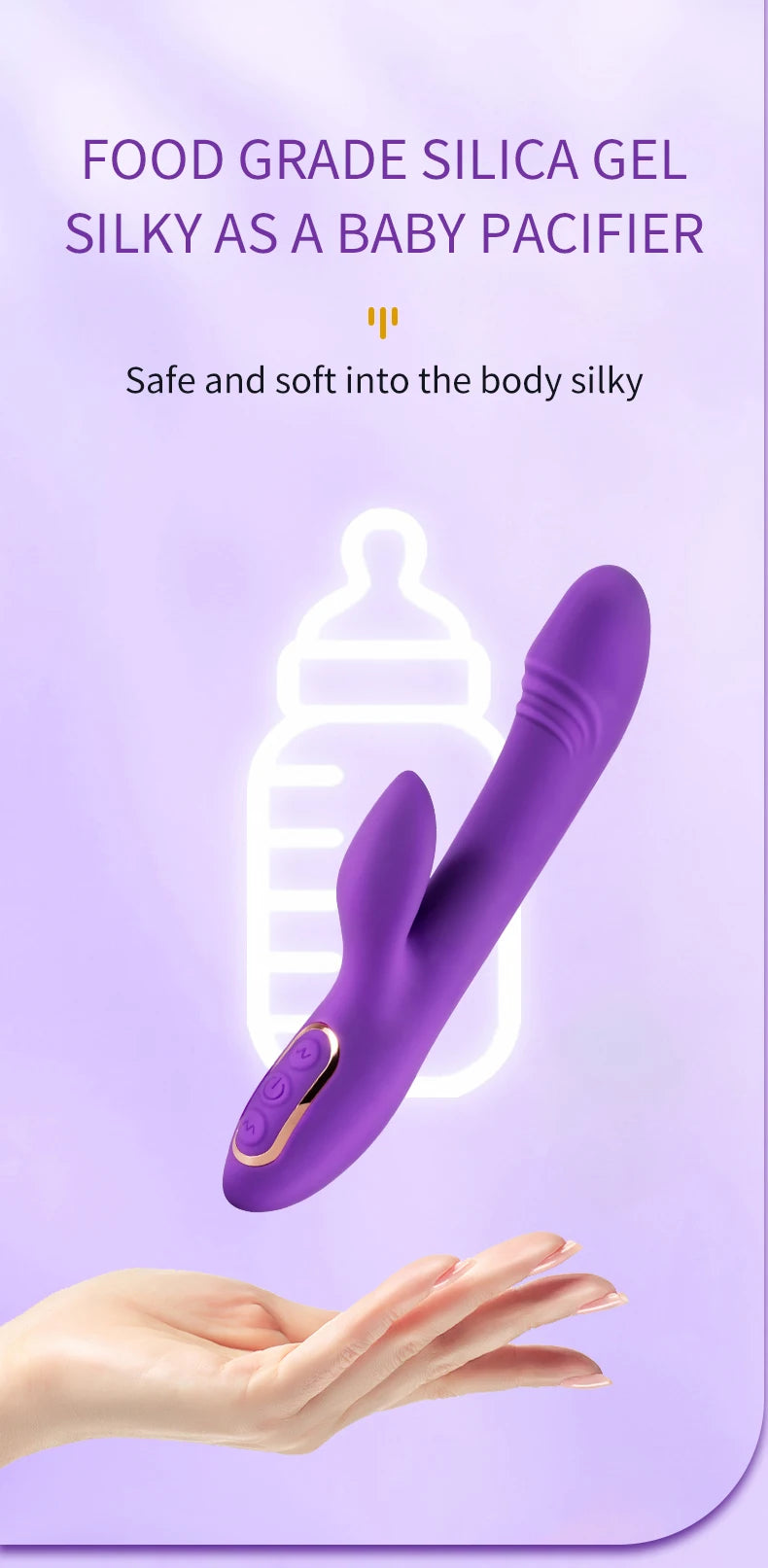 Vibrator for Women Vagina Clitoris Massarger Erotic Toys Soft Skin Feeling Sex Products for Adults