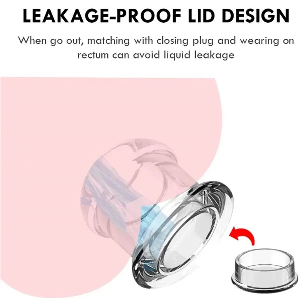 Hollow Anal Plug Silicone Butt Plugs with Stopper Anal Dilator Anus Tunnel Expansion Prostate Massage Sex Toys For Woman Men Gay