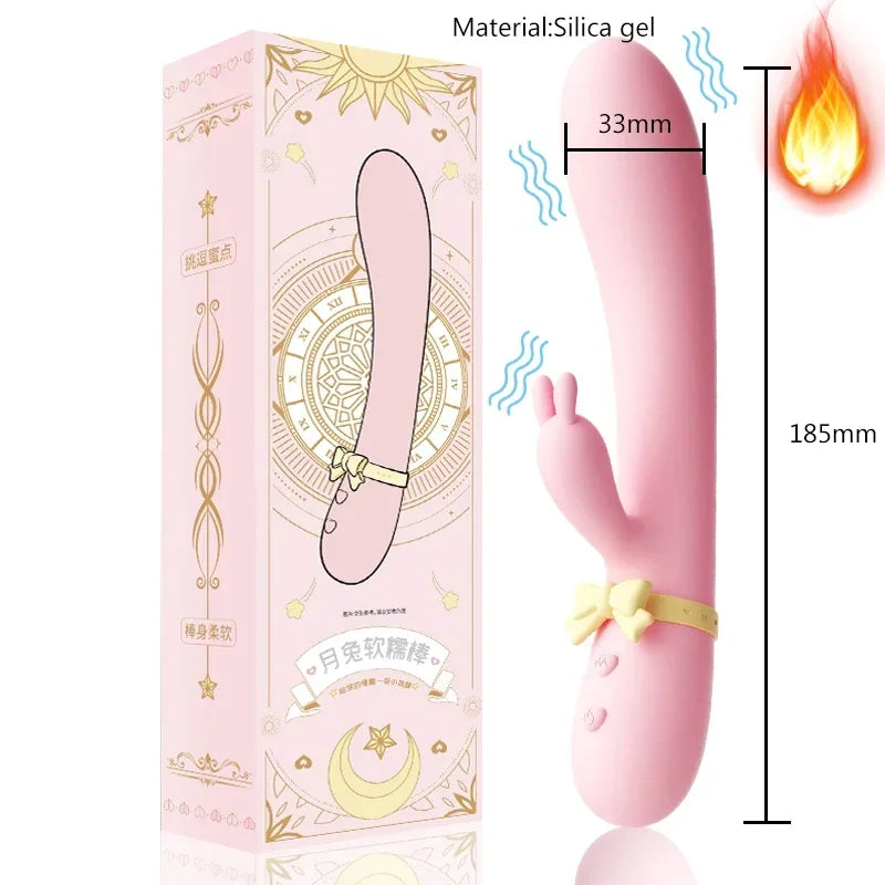 Female Dildo Vibrator BDSM Sex Toy G-Spot Clitoral Stimulator USB Rechargeable Vacuum Oral Sucking Massager Adult Products