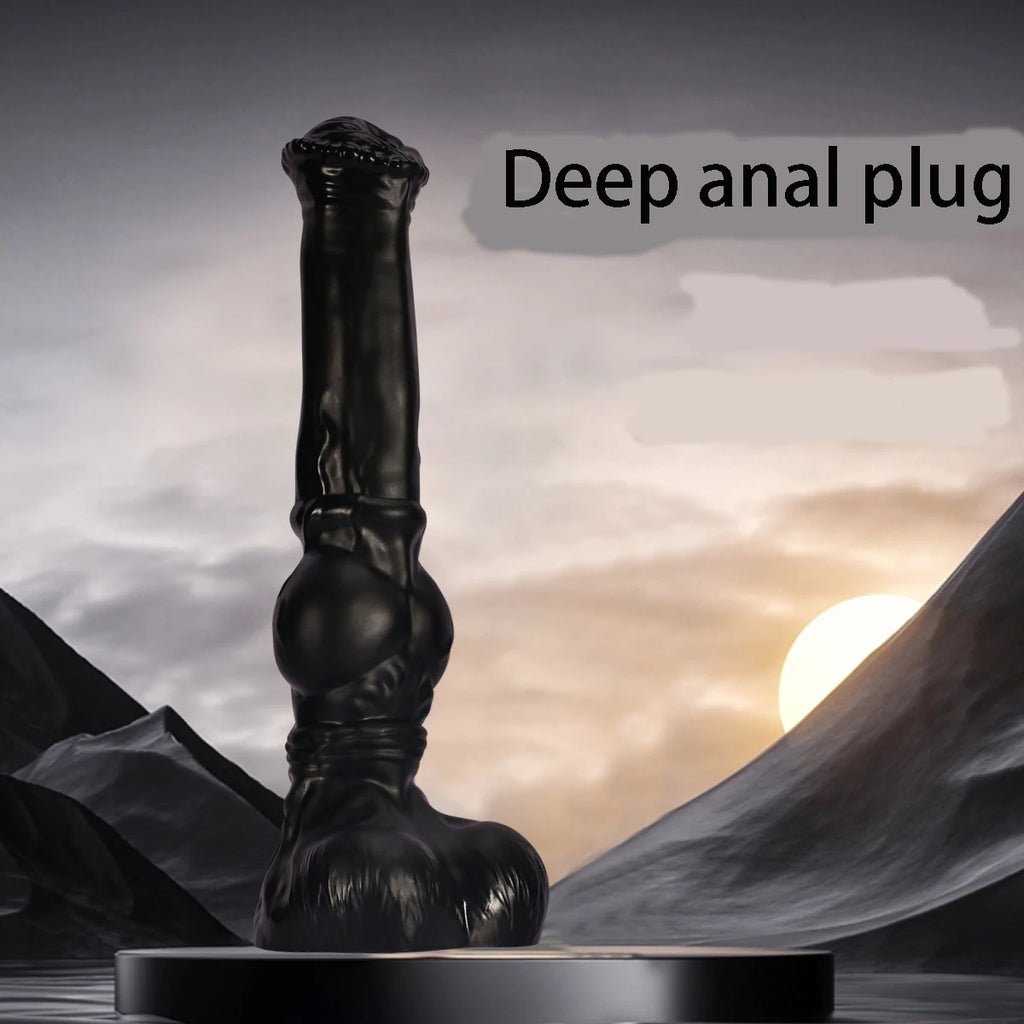Giant horse dildo with strong suction cup Big butt Saima big reality animal dildo anal plug sex toy female masturbation device