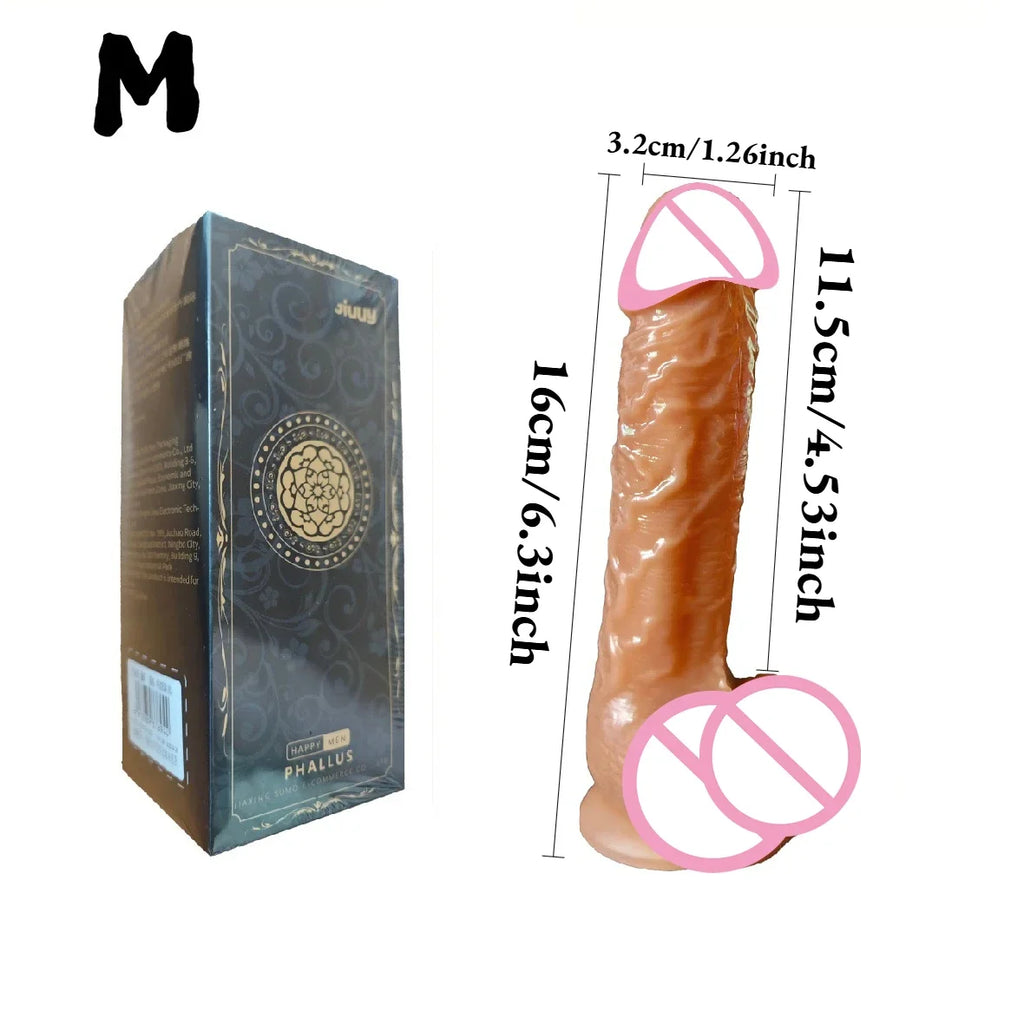 New Realistic Silicone Dildo Huge Sucker Soft Dildos for Women Masturbator Female Vagina Massage Anal Plug Sex Product 18+