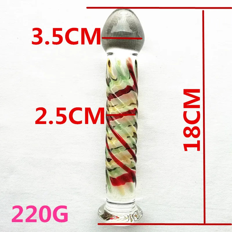 Anal Plug Butt Sex Toy Female Glass Anal Beads Vaginal Balls Masturbation Sex Products Vagina Anus Dilator For Women