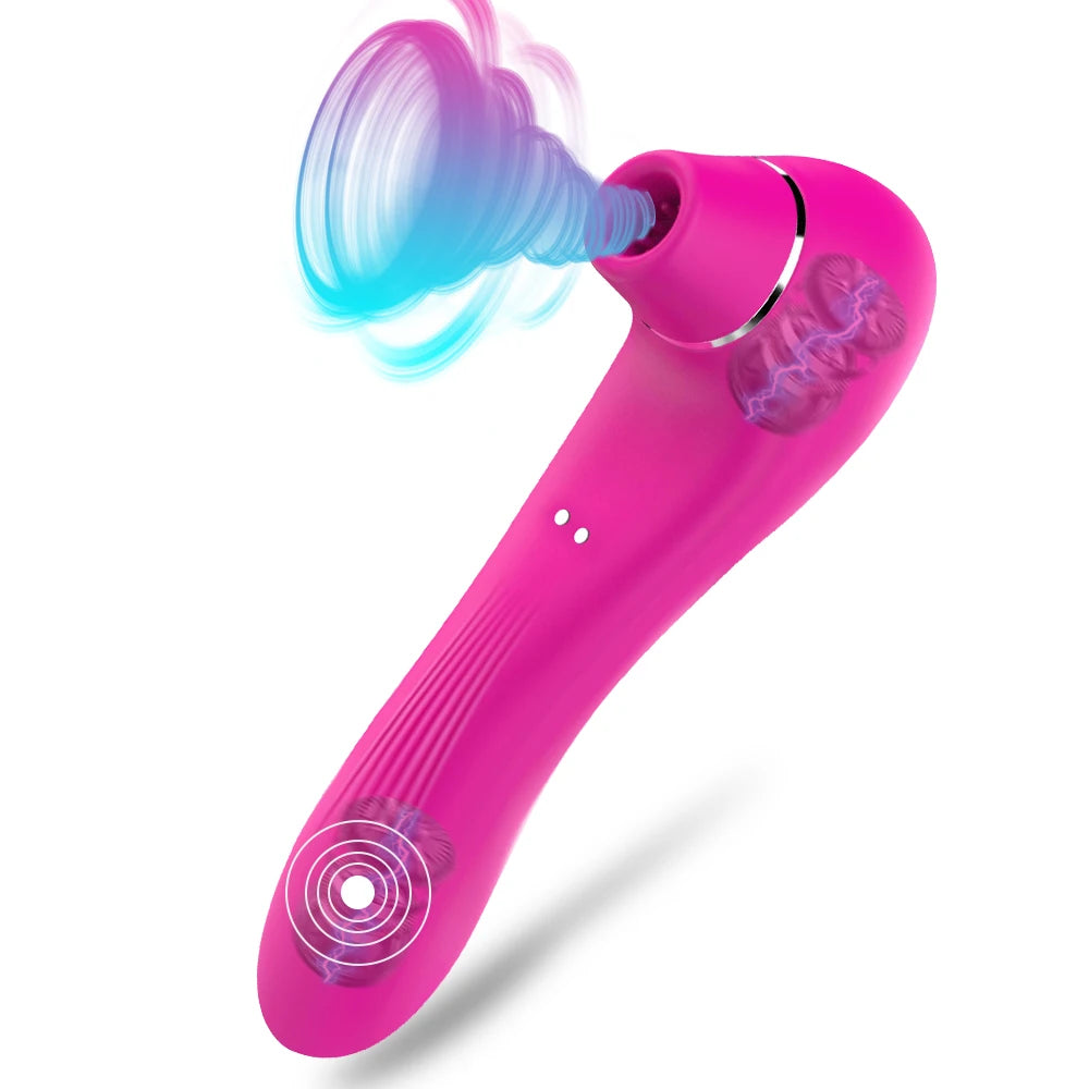 Sucking Vibrator for Women Clitoris Stimulator Female Nipple Oral Blowjob Vacuum Vibrating Clit Sucker Adult Sex Toys for Women