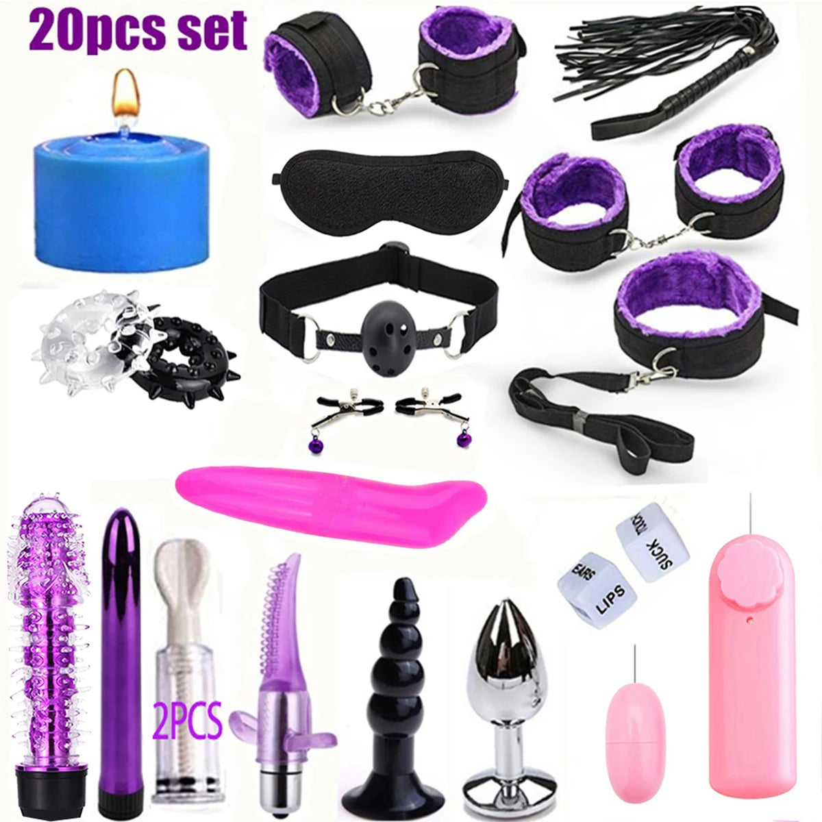 Sex toys for women BDSM sexual couples kit erotic accessories handcuffs for session Anal plug sex game Adult Sexy Toys sexyshop