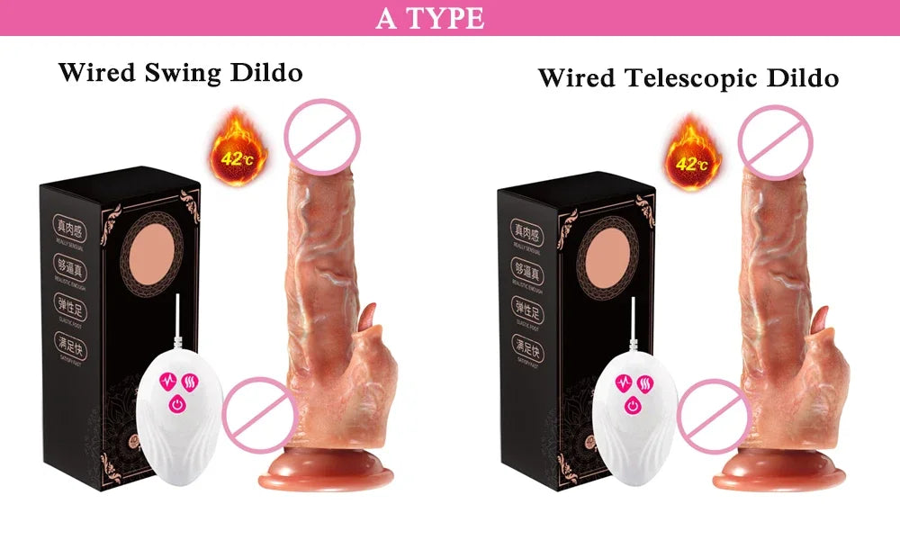 Male Penis Realistic Dildo Rotating Vibrating Man Cock Thrusting Sexy Shopping Penis Vibrator Adult Erotic Sexy Toy for Women