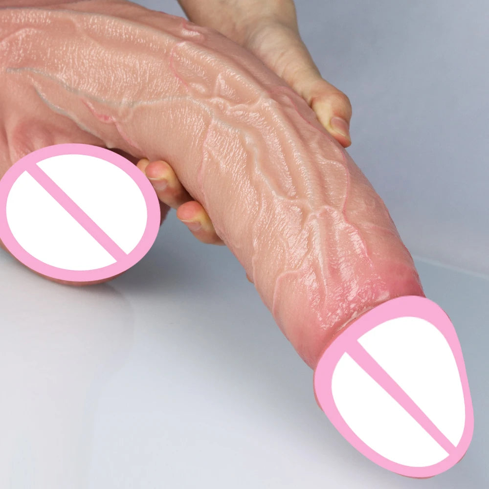 Super Huge Dildo Realistic Suction Cup Penis Lesbian Masturbate Dick Sexy Silicone Dildos for Women Gay Dildio Adult Sex Toys