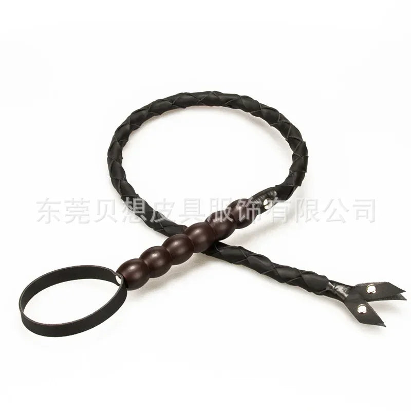 Adult Products Anus Massager Slave Bondage Adult Games Fetish Sex Toys for Couple PU Leather Sex Whip Flogger Ass Spanking