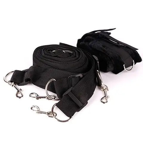 Sex Toys Bandage SM Restraint Bed Bondage Handcuffs Ankle Cuffs Adult Games Set Erotic Accessories Sex Toys for Women Men Couple