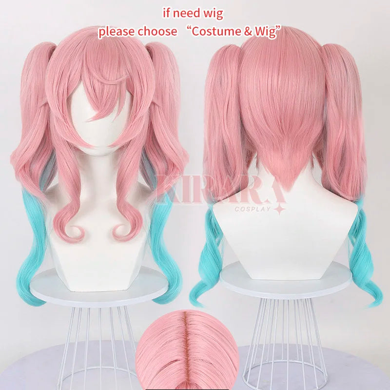 Hyacine Cosplay Costume Wig Hair Game Star Rail Hyacinthia Cosplay Shoes Anime Events Comic Con Women Party Outfits