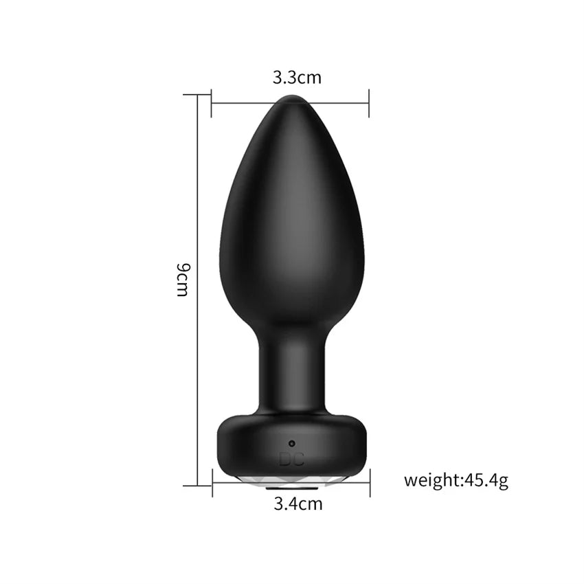 Led Anal Vibrator Plug For Women Men Wireless Remote Sex Toys Male Prostate Massage Vagina Vibrator Anus Butt Plug Adults Goods