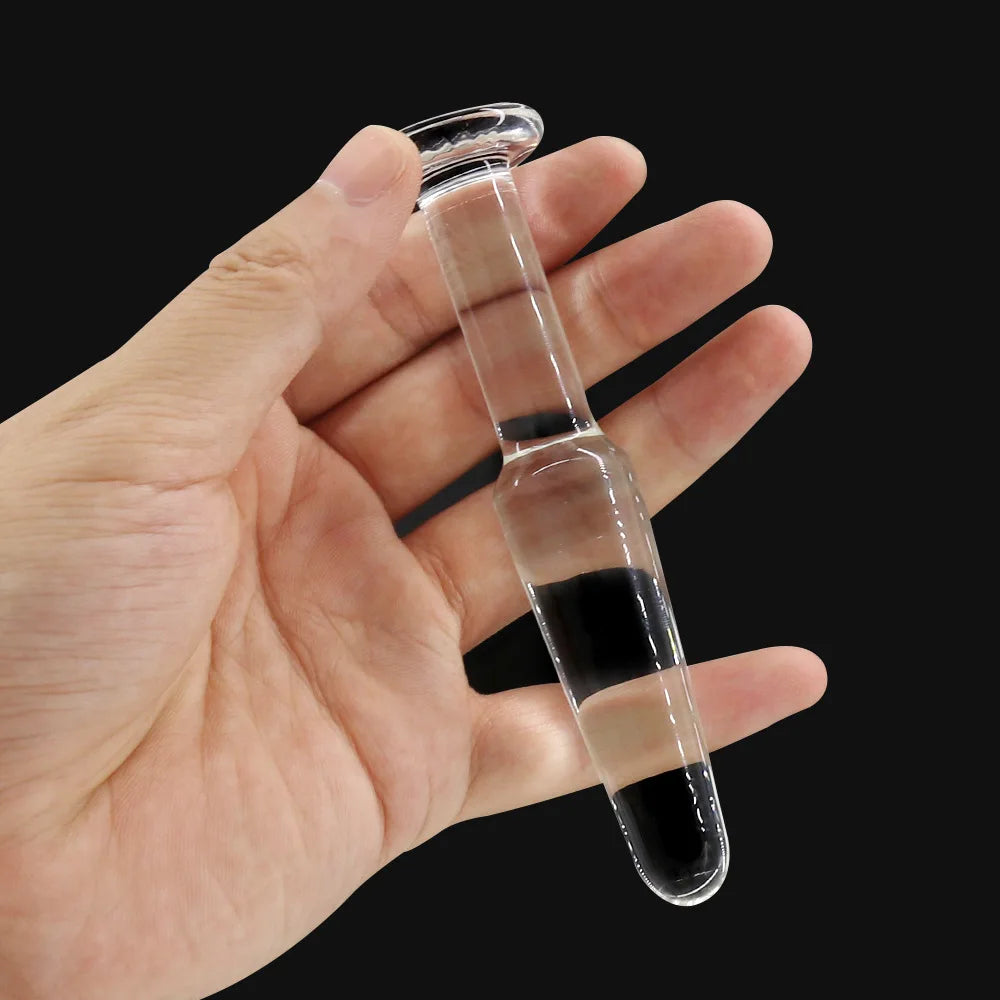 Glass Anal Beads Butt Plug Female Masturbator Sex Toys Adult for Women Men Anus Dilator Prostate Massager Hard Dildos