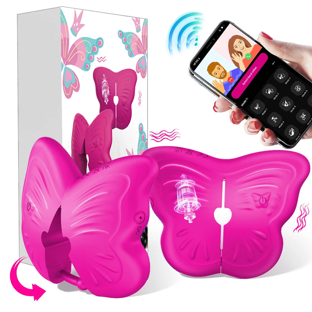 Sex Toys Nipple Vibrator Wearable Nipple Toys for Women Female Discreet APP Vibrators Adult Toys Vibrating Sex Toy for Couples