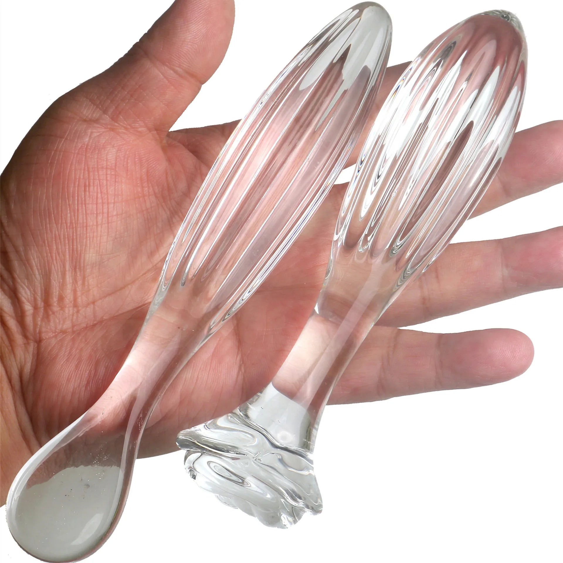 New Anus Dilator Glass Anal Plug Adult Toys Glass Dildo For Anal Realistic Dildo Sex Adults Toys Butt Plug Sex Toy for Women Men